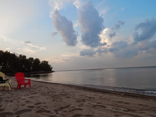 Sheldon Marsh Nature Preserve beach entrance