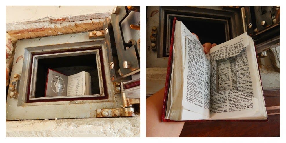 Ohio State Reformatory hidden book shawshank