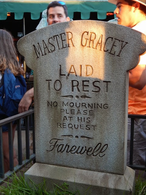 Haunted Mansion Standby Queue Master Gracey laid to rest