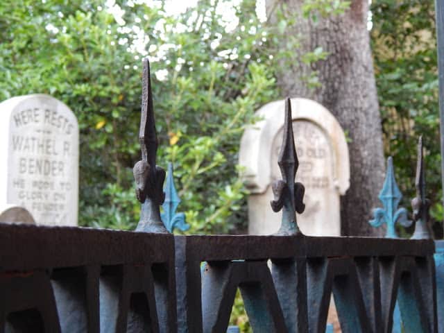Haunted Mansion Standby Queue ornate fencing