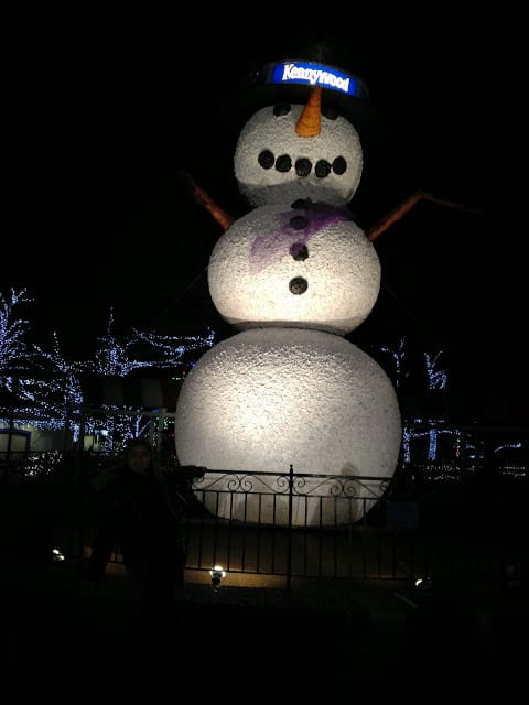 Kennywood Holiday Lights  snowman