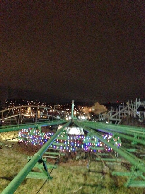 Kennywood Holiday Lights  The Turtle ride