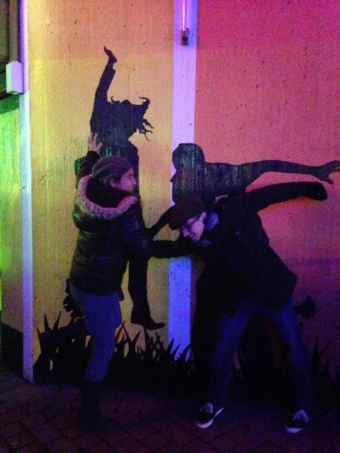Kennywood Holiday Lights  selfie wall