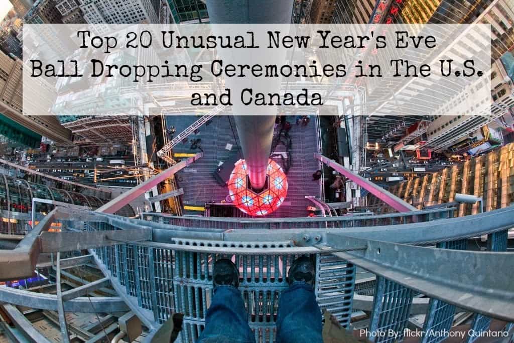 Unusual New Year's eve Ball Dropping Ceremonies