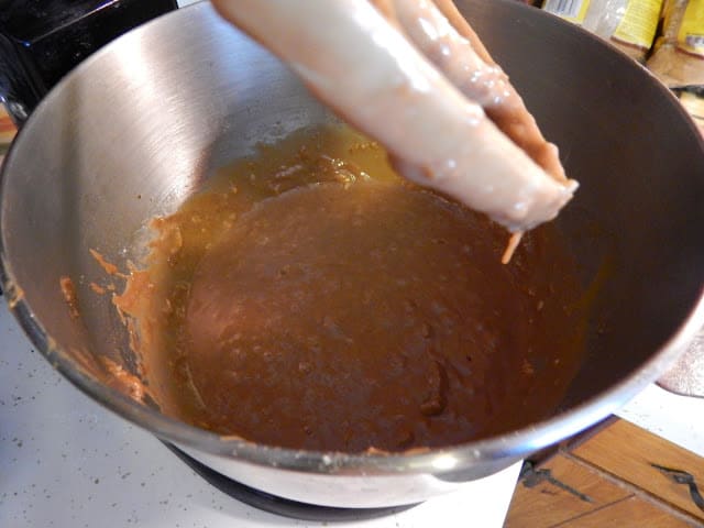 Newfoundland Chocolate Swiss Miss Cake batter