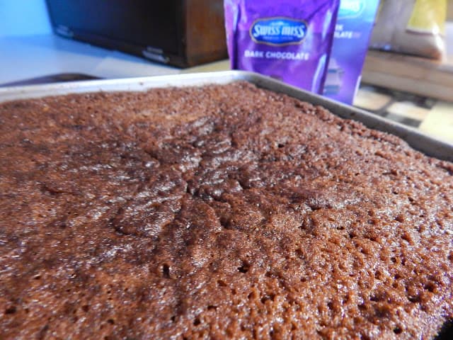 Newfoundland Chocolate Swiss Miss Cake cool on rack