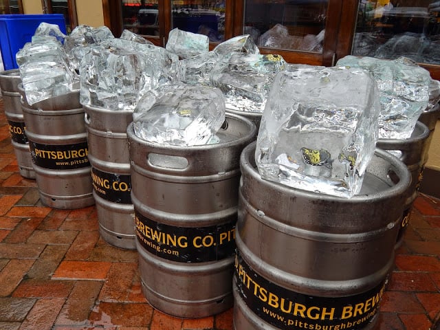 Pittsburgh's St. Patrick's Day Parade kegs on ice