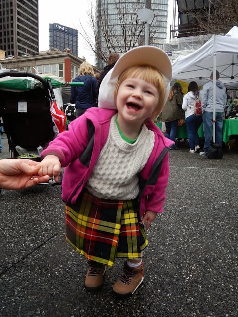 Pittsburgh's St. Patrick's Day Parade smiling irish eyes