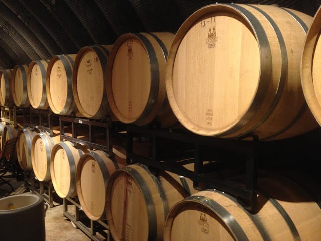 Bloomington, Indiana oliver winery casks