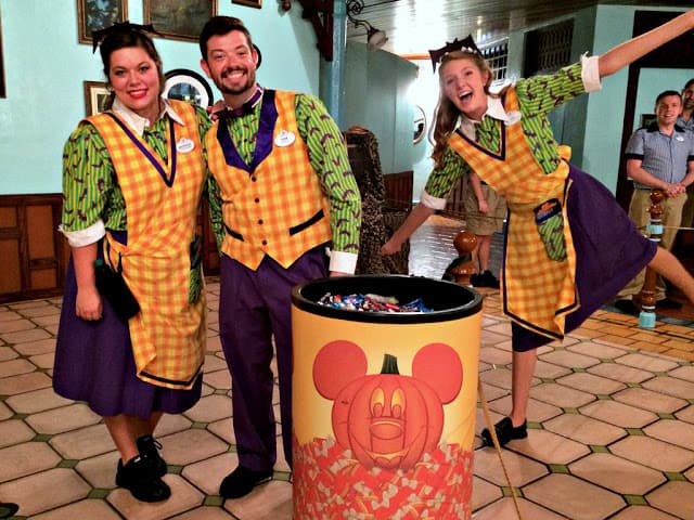 Mickey's Not-So-Scary Halloween Party candy stations