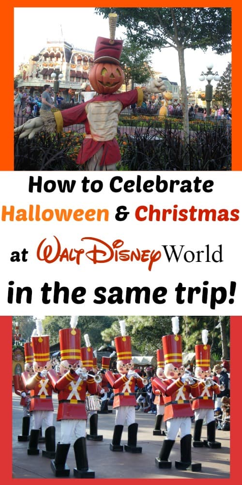 How to Celebrate Halloween and Christmas at WDW in the same trip