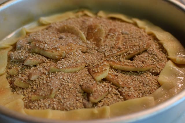 tart ready to go in oven