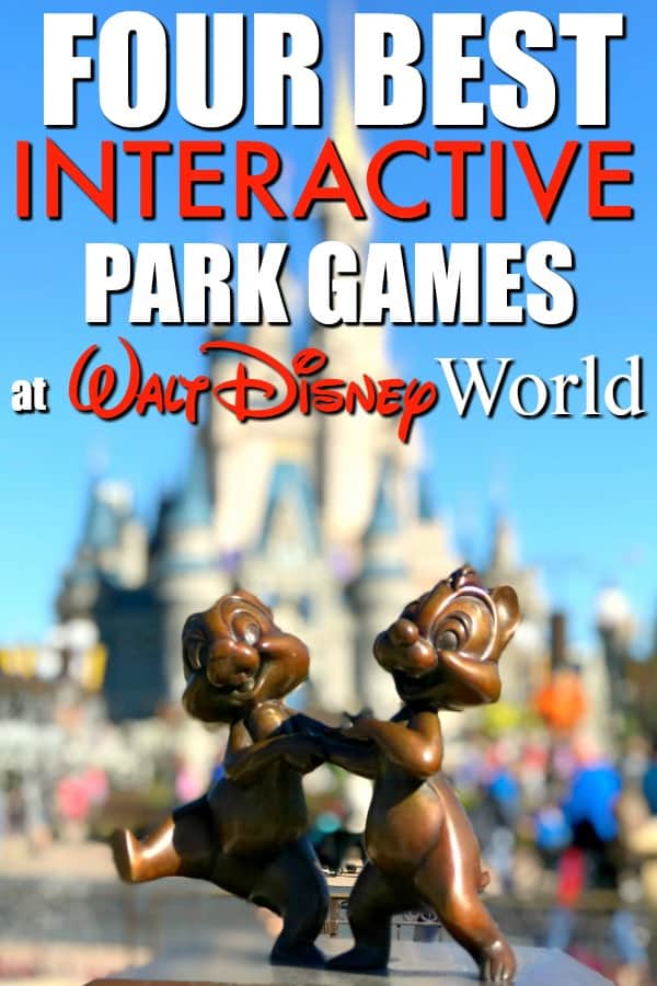 Ready for some free fun for your next visit to Walt Disney World? Here's the four best interactive park games, where to find, them, and what ages each is good for!