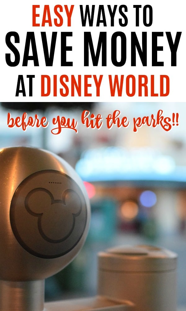 We all want to save money on Disney world vacations, right? Here's the best ways to save money at Disney World before you even hit the parks!