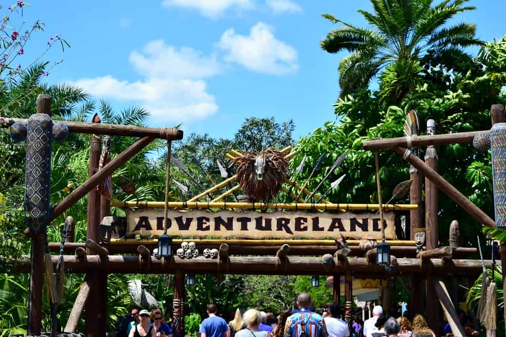 Adventureland sign