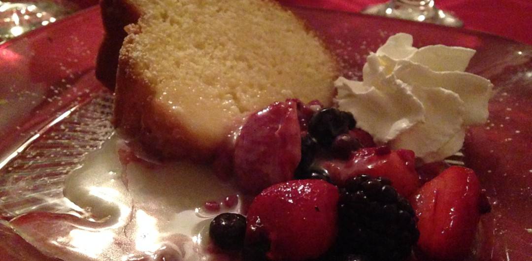 White Oak Inn Muder Mystery Dinner dessert