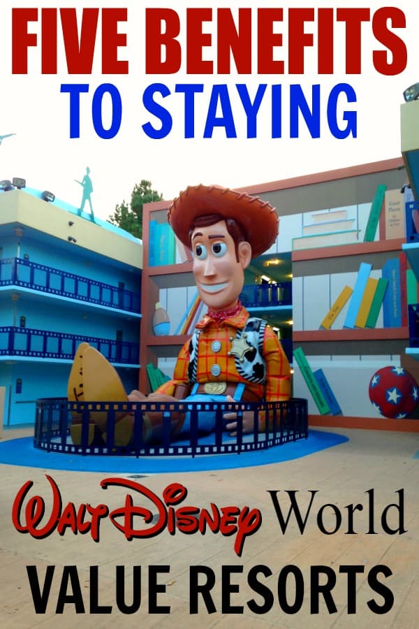 Headed to Disney World on a budget? Here's five great benefits to stay at Disney World Value Resorts!