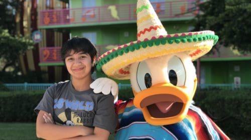 Benefits of staying at a Disney World Resort: Donaldo at All-Star Music Halloween Party