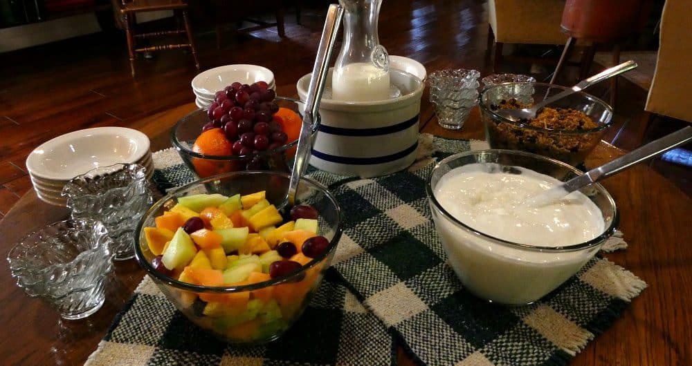 Inn and Spa breakfast