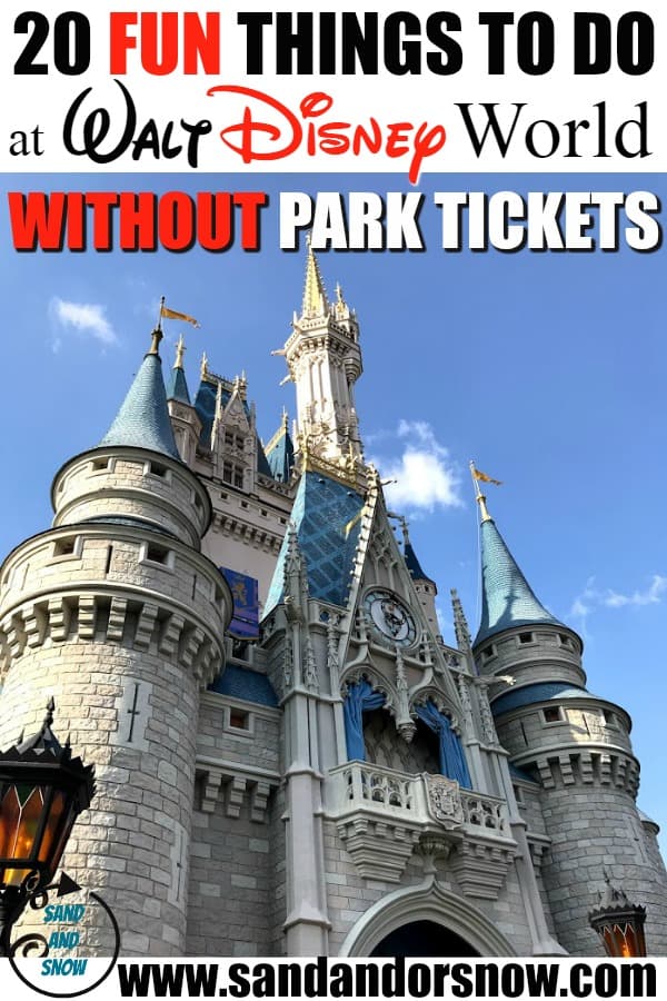 Ready to have fun without hitting the Walt Disney World? Here's 20 awesomely fun things to do at Walt Disney World without needing a theme park ticket!