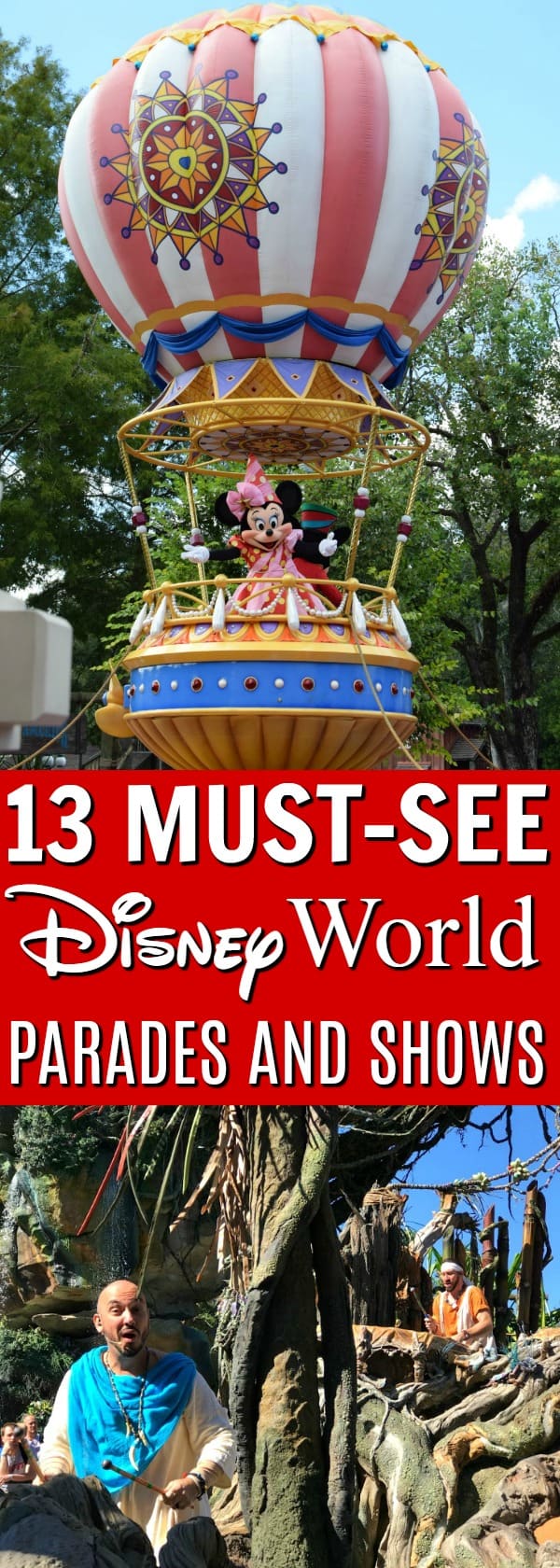 Ready for your next visit to Walt Disney World but not sure which parades and shows to check out? Her'es our 13 favorite must-see shows and parades at Disney World including locations, lengths, and times. 