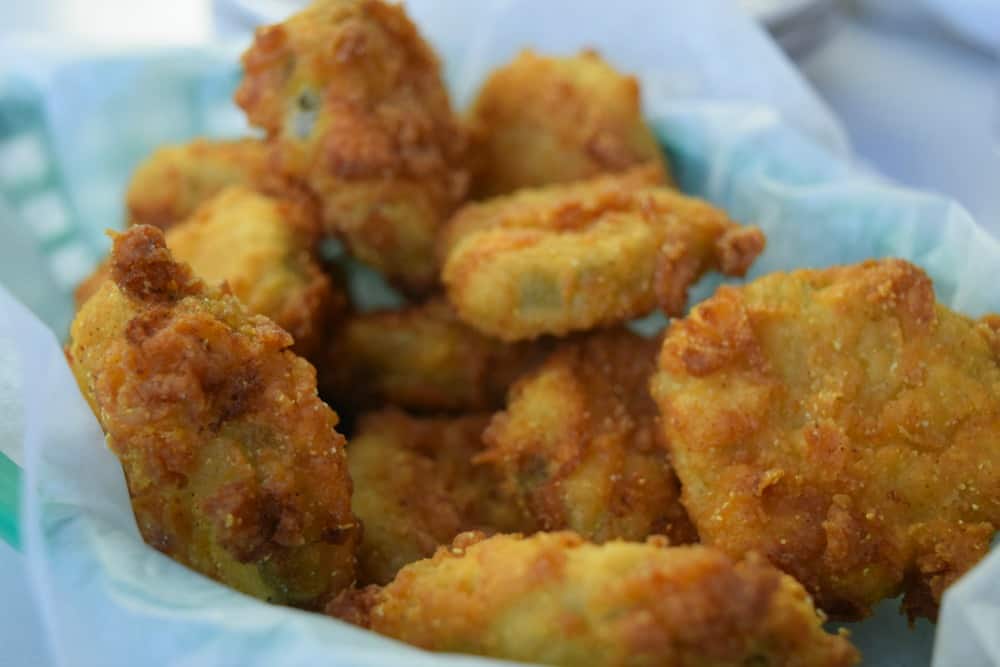 Fried Pickles Oasis Diner Indiana