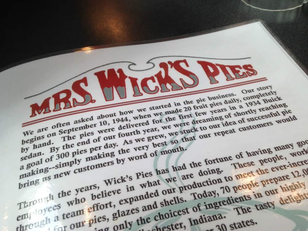 Mrs. Wicks Restaurant