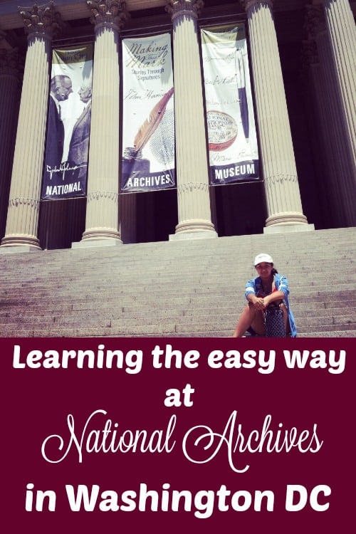 Learning the easy way at National Archives in Washington DC