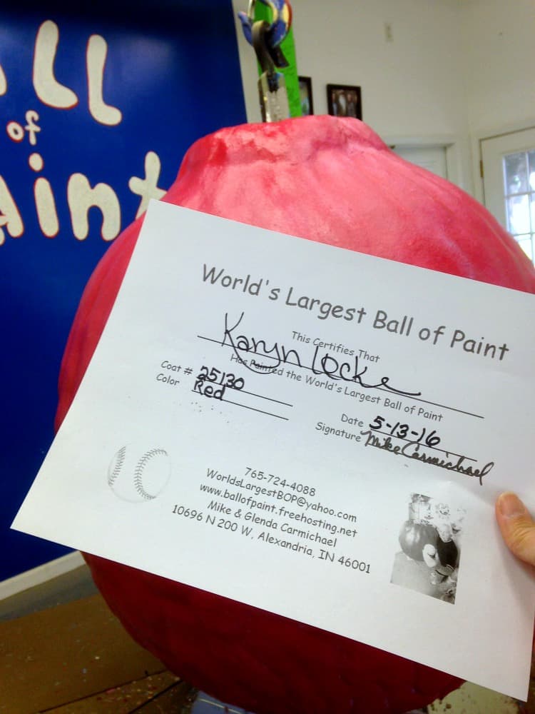 World's Largest Ball of Paint 