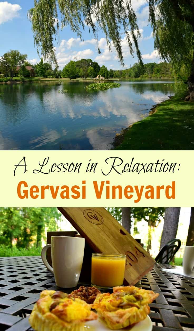 A Lesson in Relaxation at Gervasi Vineyard in Canton, Ohio