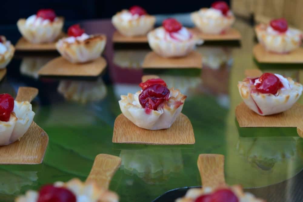 Pittsburgh Zoo Summer Safari Taste of the Wild catering Cherry Goat Cheese Tartlet