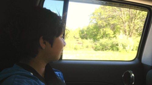 Road trip back seat
