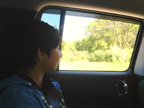 Cheap and Fun Ways to Entertain Yourself While Traveling Road trip back seat