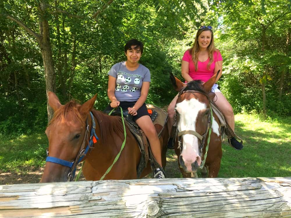 Hueston Woods Lodge horseback riding