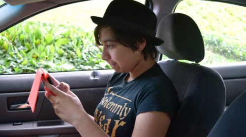 Kindle Fire Front seat