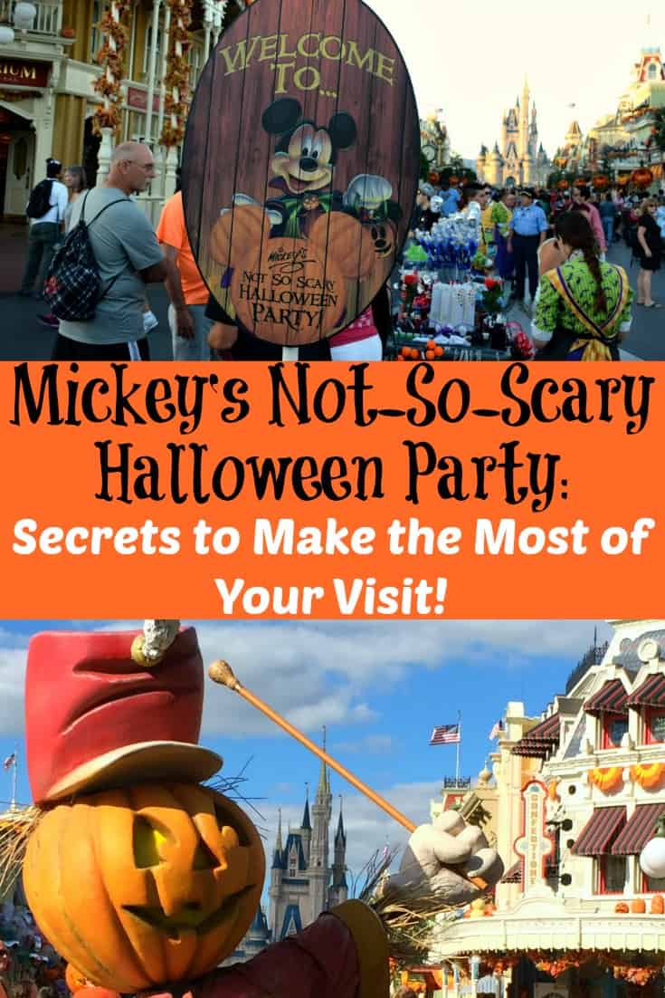 Mickey's Not So Scary Halloween Party MNSSHP Secrets