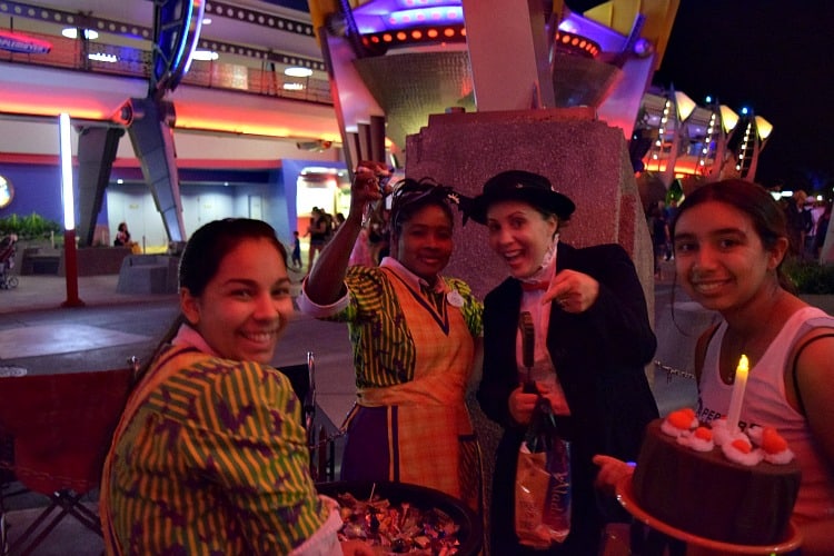 Mickey's Not So Scary Halloween Party candy stations