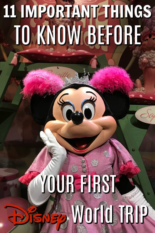 Planning your first trip to Disney World? Here's 11 important things to know before your first trip to Disney World! #disney #DisneyWorld #firsttrip #Disneyplanning #BudgetDisney