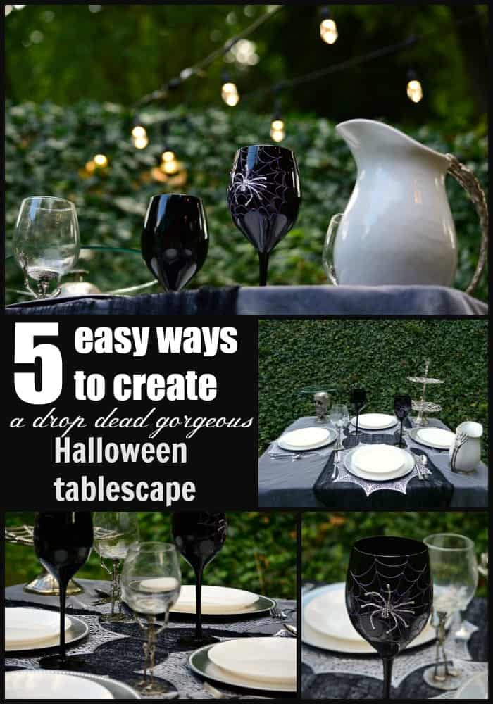 5 easy ways to create a drop dead gorgeous Halloween tablescape