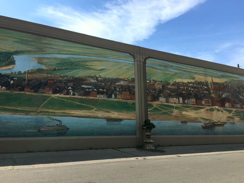 Shawnee Lodge Portsmouth, Ohio Flood Murals