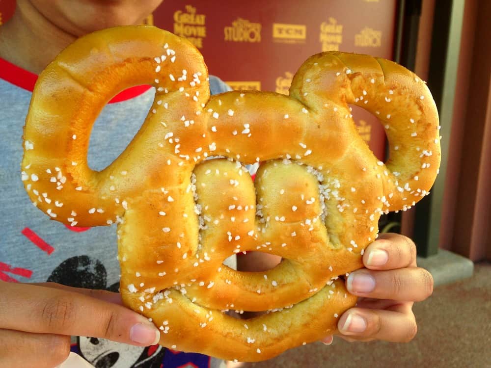 Mickey pretzel at Disney world