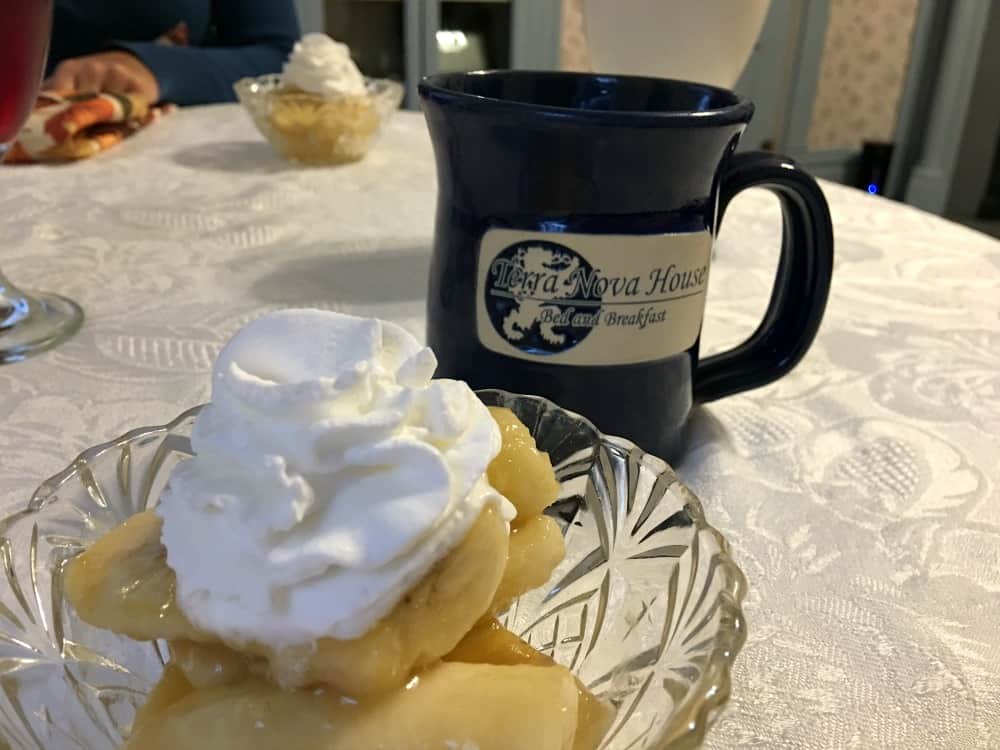 Terra Nova House breakfast