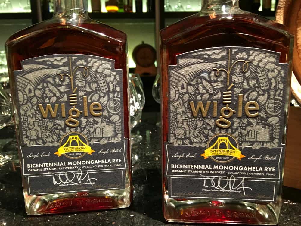 Wigle Whiskey Pittsburgh Bicentennial Rye.