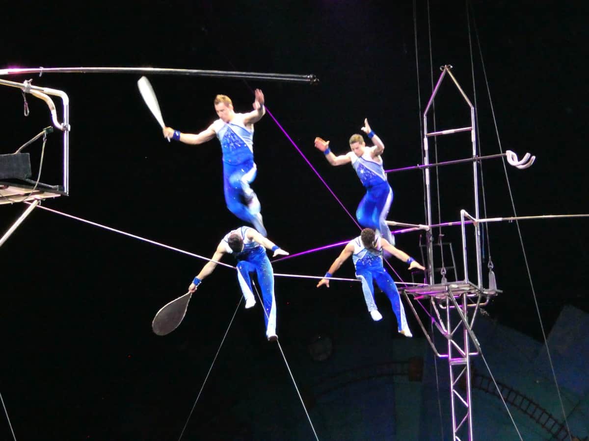 Ringling Bros. and Barnum & Bailey Circus XTREME high wire act
