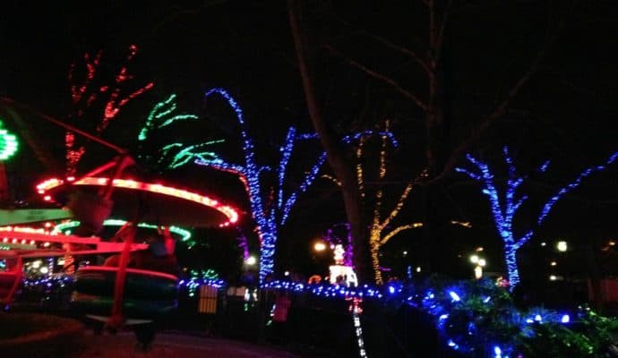 Kennywood Park's Holiday Lights event.