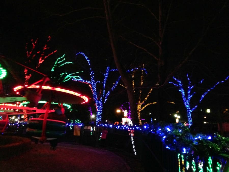 Kennywood Park's Holiday Lights event.
