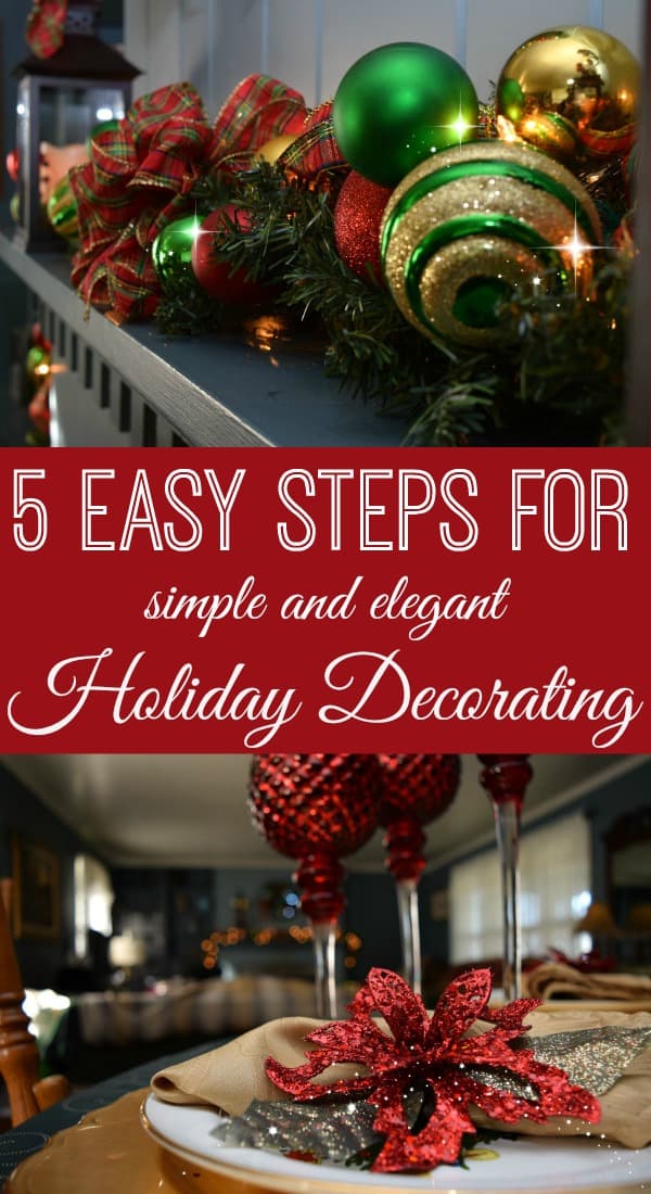 Five easy steps for simple and elegant holiday decorating. From how to plan to where to shop, we've laid it all out. 