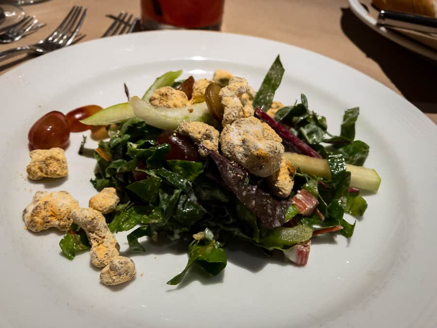 Rainbow Char Waldorf Salad Braddock's Pittsburgh Brasserie