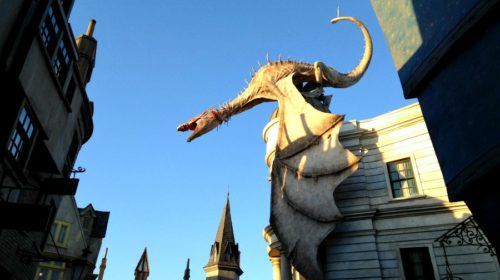 Wizarding World of Harry Potter dragon Diagon Alley
