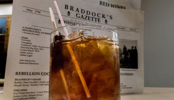 Braddock's Pittsburgh Brasserie Smoky Manhattan